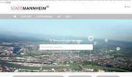 
							         Home — Stadt Mannheim Open Data								  
							    