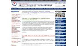
							         Home: State Transport Department , Government Of Uttarakhand, India								  
							    