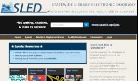 
							         Home - Statewide Library Electronic Doorway (SLED) - Libraries ...								  
							    