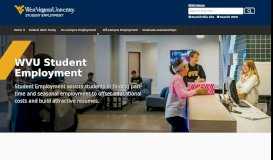 
							         Home | Student Employment | West Virginia University								  
							    