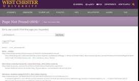 
							         Home - Student Health Services - West Chester University								  
							    