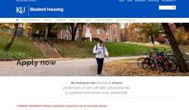 
							         Home | Student Housing - The University of Kansas								  
							    