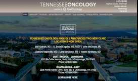 
							         Home - Tennessee Oncology Tennessee Oncology								  
							    