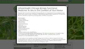 
							         Home | The Apothecary at WholeHealth Chicago								  
							    