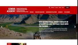 
							         Home - The Geneva Academy of International Humanitarian Law and ...								  
							    