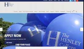 
							         Home | The Henley College Oxfordshire								  
							    