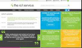 
							         Home - The ICT Service : The ICT Service								  
							    