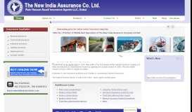 
							         Home: The New India Assurance Co. Ltd.								  
							    