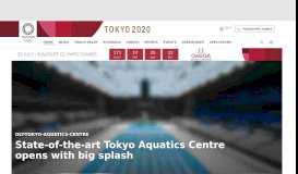 
							         Home | The Tokyo Organising Committee of the Olympic and ...								  
							    