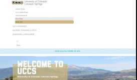 
							         Home | University of Colorado Colorado Springs | University of ...								  
							    