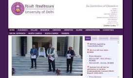 
							         Home | University of Delhi								  
							    