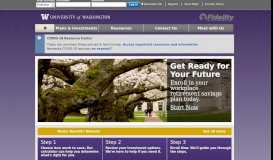 
							         Home - University of Washington - Fidelity Investments								  
							    