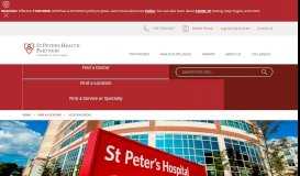 
							         Home Visiting Physicians - St. Peter's Hospital								  
							    