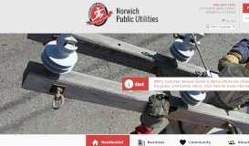 
							         Home - Welcome to Norwich Public Utilities								  
							    