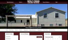 
							         Home - Wolf Creek Colony School								  
							    