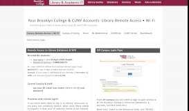 
							         Home - Your Brooklyn College & CUNY Accounts - LibGuides Home ...								  
							    