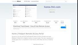 
							         Home.fmi.com website. Home | Freeport Remote Access Portal.								  
							    