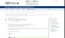 
							         homekit mfi authentication chip | Cypress Developer Community								  
							    