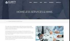 
							         Homeless Management Information System - Clarity Human ...								  
							    