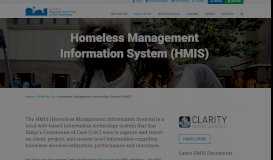 
							         Homeless Management Information System (HMIS)								  
							    
