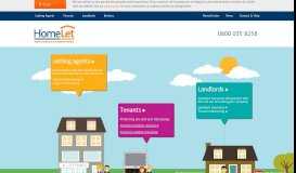 
							         HomeLet - Tenants & Landlord Insurance | Letting Agents Services								  
							    