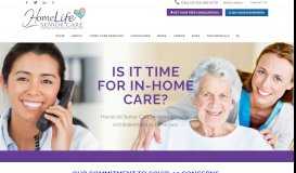 
							         HomeLife Senior Care: Is It Time For In-Home Care								  
							    