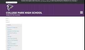 
							         HomeLink - College Park High School - School Loop								  
							    