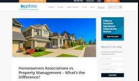 
							         Homeowners Association vs. Property Managers - AppFolio								  
							    