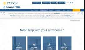 
							         Homeowners Landing Page | Tarion.com								  
							    