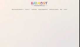 
							         Homepage - Harmony Pediatrics | Pediatrician, Alpharetta GA								  
							    