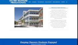 
							         Homepage - Holten Richmond Middle School - Danvers Public Schools								  
							    