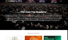 
							         Homepage | Joey Yap Private Limited								  
							    