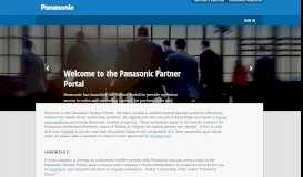 
							         Homepage | Panasonic B2B Partner Portal North America								  
							    