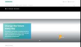 
							         Homepage | Siemens Jobs & Careers | Company | Siemens								  
							    