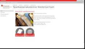 
							         Homepage - Sparkassenakademie Niedersachsen								  
							    