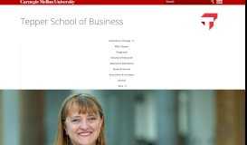 
							         Homepage - Tepper School of Business - Carnegie Mellon University								  
							    