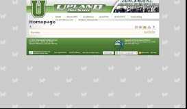
							         Homepage - Upland High School								  
							    