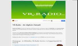 
							         Homepage -VR-Radio & offizielles Service- & Support-Portal: Hotline ...								  
							    