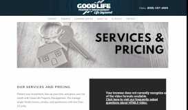 
							         Homes & Condos Services - Good Life Property Management								  
							    
