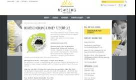 
							         Homeschooling Family Resources | Newberg Oregon School District								  
							    