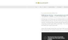 
							         Homesnap Pro Mobile App | REcolorado Core Services								  
							    
