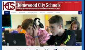 
							         Homewood City Schools / Homepage								  
							    