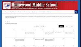 
							         Homewood Middle School / Calendar - Homewood City Schools								  
							    