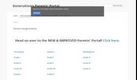 
							         Homework & Projects - Parents' Portal - Google Sites								  
							    