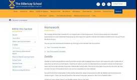 
							         Homework » The Billericay School								  
							    