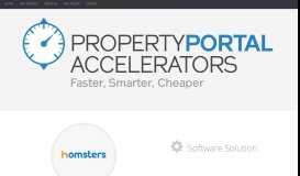 
							         Homsters - Property Portal Accelerators								  
							    