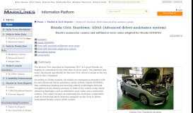 
							         Honda Civic Teardown: ADAS (Advanced driver-assistance system ...								  
							    