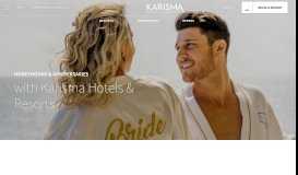 
							         Honeymoons & Anniversaries | Karisma Hotels & Resorts®								  
							    