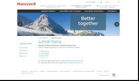 
							         Honeywell Elster - Support Portal - Better Together - Elster Solutions								  
							    