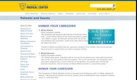 
							         Honor Your Caregiver - UTMC - The University of Toledo								  
							    